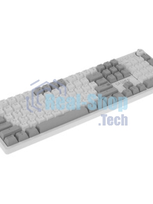 Клавиатура Defender Dasher GK-472 проводная, USB Type-A, белый/серый