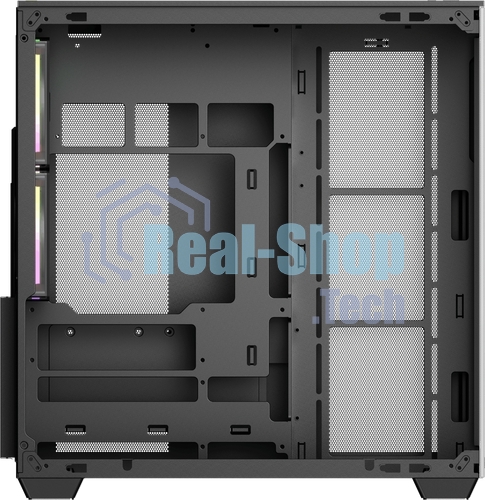 Корпус Ocypus Delta C74 ARGB Black, Midi-Tower, чёрный, 2 x 120 мм