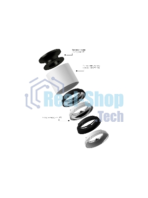 Корпус светильника C7402 SBK черный песок D70*H60mm MR16 GU5.3