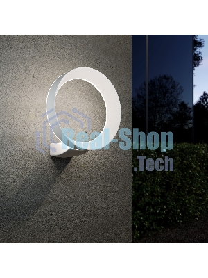 1710 TECHNO LED / Светильник садово-парковый со светодиодами Ring белый