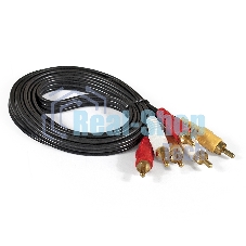 Кабель аудио ExeGate EX-CCV-539-1.8 (3xRCA M/3xRCA M, 1,8м)