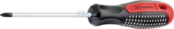 Отвертка Matrix Ph0 3-х компонентная рукоятка anti slip