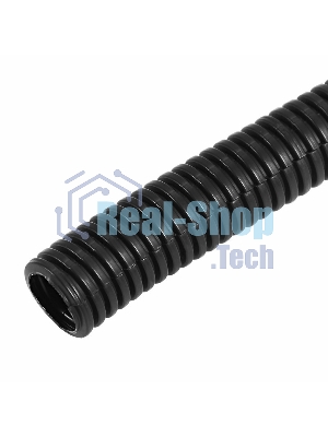 Труба автомобильная гофрированная ПП, Ø17 мм, разрезная, бухта 50 м/уп.