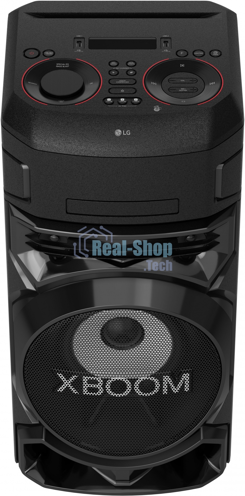 Микросистема LG ON77DK черный/CD/CDRW/DVD/DVDRW/FM/USB/BT