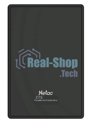 Внешний SSD Netac Z7S, 2TB, USB 3.2 Gen 1 Type-A, R/W 550/480, черный