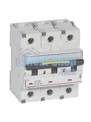 Выключатель автоматический DX3 3П C100A 10kA/16kA Авт.включатель DX3 3П C100A 10kA/16kA