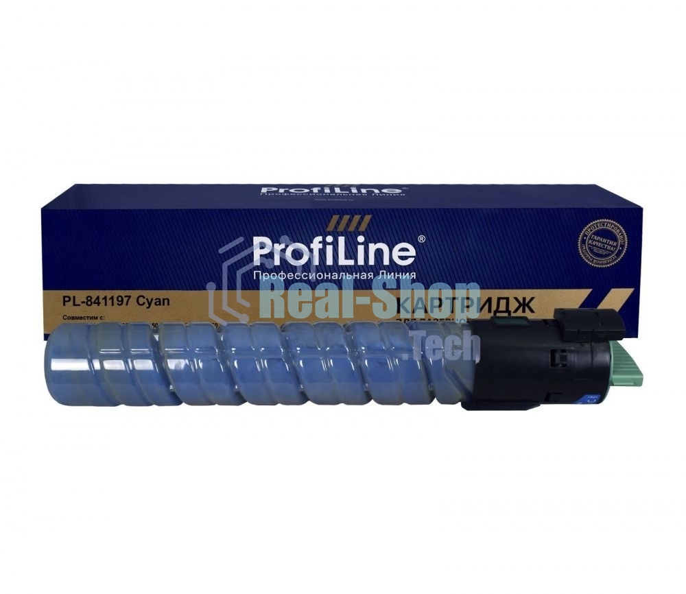Картридж ProfiLine PL-841197 (MPC2550E) для принтеров Ricoh Aficio MPC2030/MPC2050/MPC2530/MPC2550 Голубой 5500 копий