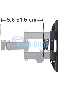 Кронштейн для телевизора Hama 00220822 черный 19
