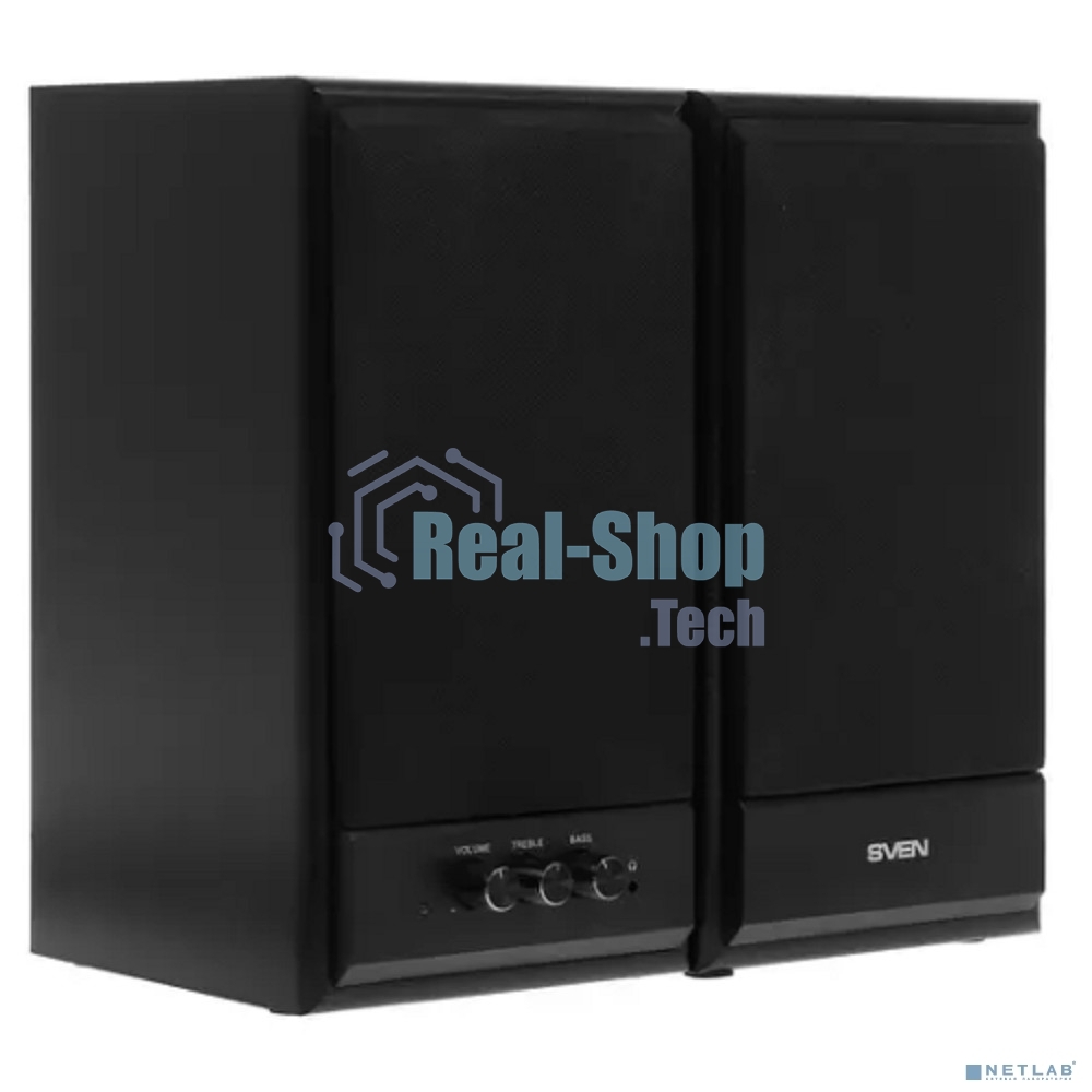Акустическая система Sven SPS-702 2.0 черный 40Вт