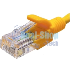 Патч-корд Suprlan 10-0164 UTP RJ-45 вил.-вилка RJ-45 cat.5e 3м желтый LSZH 24AWG