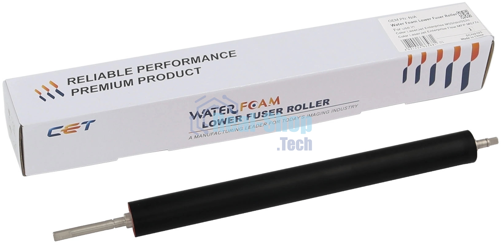 Резиновый вал CET (water foam) для HP Color LaserJet Enterprise M552/M553/M577