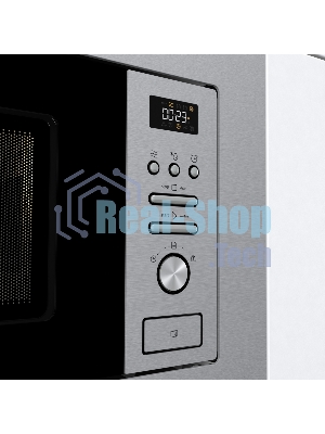 Микроволновая печь встраиваемая Gorenje BMI201AG1X нержавеющая сталь, 20 л, 800 Вт, переключатели - поворотный механизм/кнопки