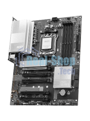 Материнская плата MSI PRO B840-P WIFI, Socket AM5, AMD B840, 4xDDR5, 4xSATA, 2xM.2, 1xPCI-E 4.0 x16, 1xPCI-E 3.0 x4, 3xPCI-E 3.0 x1, 1xHDMI, 1x 2.5Gb LAN, 4xUSB-A 2.0, 2xUSB-A 5Gbps, 1xUSB-C 5Gbps, 1xUSB-A 10Gbps, 1xUSB-C 10Gbps, 3x3.5 мм, 7.1, ATX