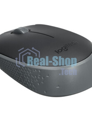 Мышь беспроводная Logitech M170 черный/темно-серый, 1000 dpi, радиоканал, USB, кнопки - 3