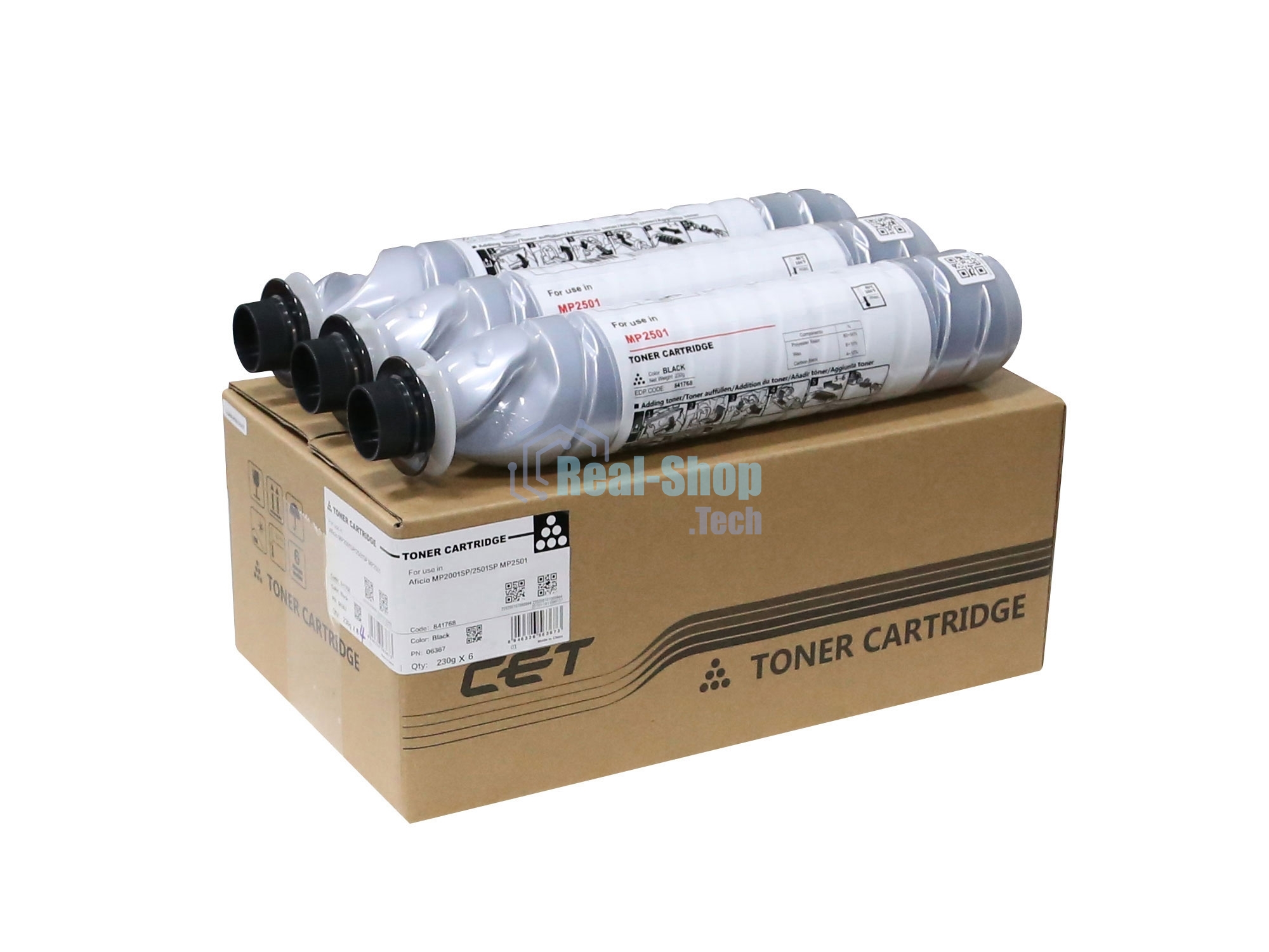 Картридж лазерный (SD6) 841769 для Ricoh Aficio MP1813L/MP2001L/MP2501L/MP2001SP/MP2501SP/MP2013L CET, 230г, 9000 стр., CET6367