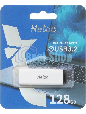 Флешка USB Netac U185 USB 3.0 Flash 128Gb NT03U185N-128G-32WH, LED индикатор NETAC