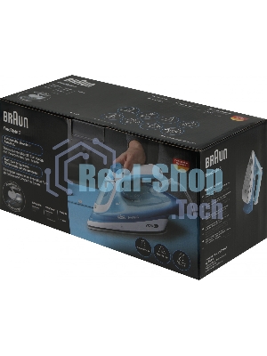 Утюг Braun FI3144BL голубой/белый, 2400 Вт, 45 г/мин, 160 г/мин, 270 мл