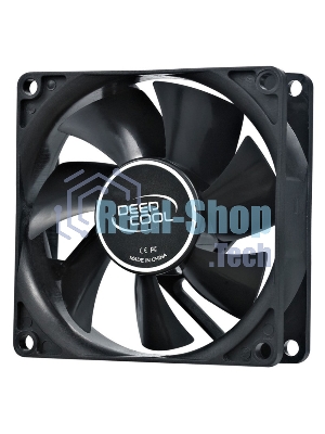 Вентилятор для корпуса DEEPCOOL XFAN 80 черный, 80 мм, 1800 об/мин, 20.3 дБ, 4 pin