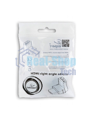 Переходник HDMI-HDMI Cablexpert A-HDMI270-FML, 19F/19M, угловой соединитель 270 градусов, золотые разъемы, пакет