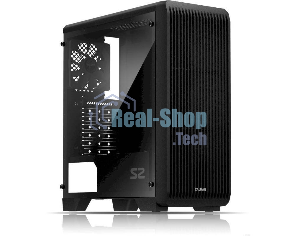 Компьютерный корпус Zalman S2 черный без БП ATX 2x120мм 2xUSB 2.0 1xUSB 3.0 audio bott PSU