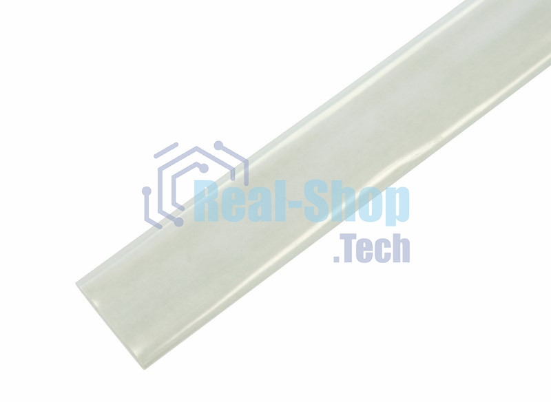 Термоусаживаемая трубка Rexant 20,0/10,0 мм, прозрачная, упаковка 10 шт. по 1 м