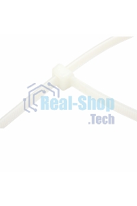 Хомут-стяжка кабельная нейлоновая Rexant 250 x7,6 мм, белая, упаковка 100 шт.