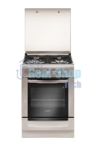 Плита газовая Gefest ПГ 6100-04 0004 серебристый, конфорок 4 шт, духовка 52 л, 60 см x 85 см x 60 см