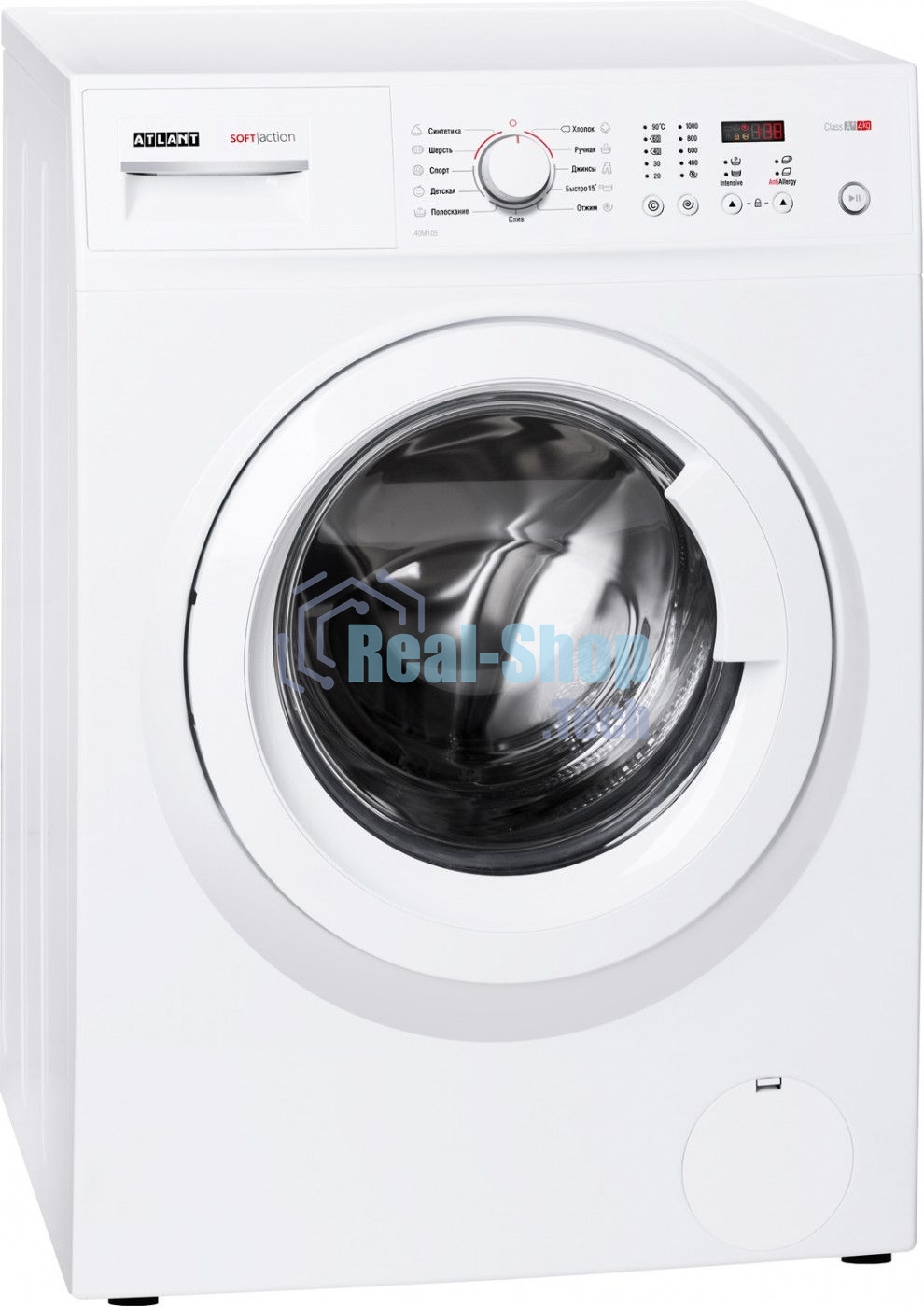 Стиральная машина Atlant СМА 40М105-00 белый, загрузка фронтальная 4 кг, 1000 об/мин., класс: А+