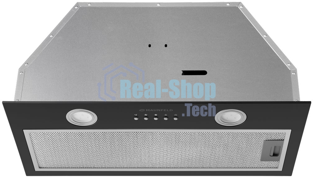 Вытяжка встраиваемая Maunfeld Trapeze 602M черный, 60 см, 1150 куб. м/ч, 54 дБ