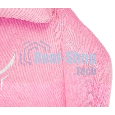 Кресло игровое Knight N1 Fabric розовый Velvet 36 с подголов. крестовина металл