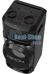 Микросистема LG ON77DK черный/CD/CDRW/DVD/DVDRW/FM/USB/BT