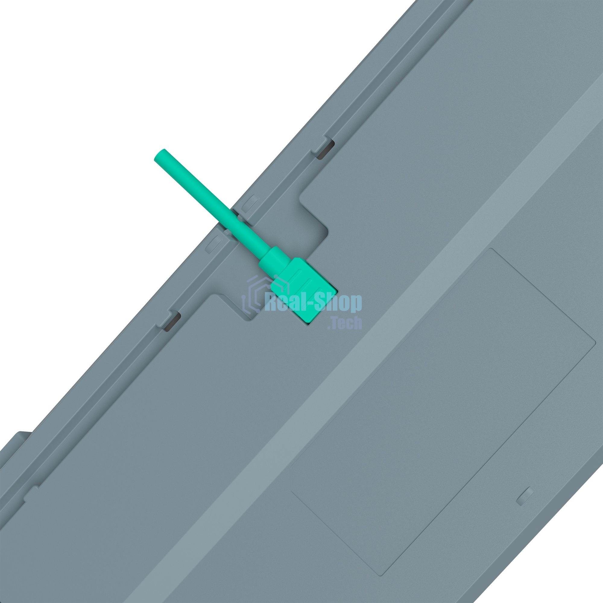 Клавиатура проводная A4Tech Bloody S87 Energy USB серый/зеленый