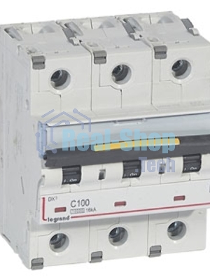 Выключатель автоматический DX3 3П C100A 10kA/16kA Авт.включатель DX3 3П C100A 10kA/16kA