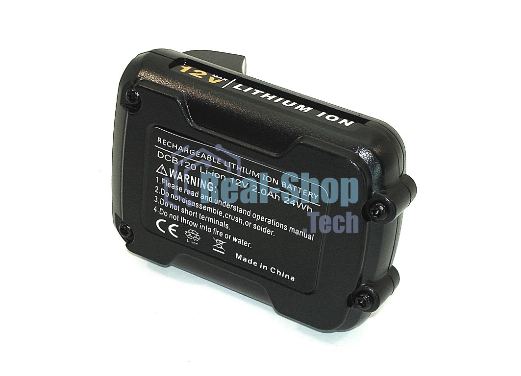Аккумулятор для Dewalt (DCB123, DCB127, DCB120, DCB121, DCB125) 12V 2.0Ah Li-Ion