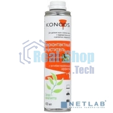 Очиститель - спрей: KAD-400-А Сжатый воздух для продувки пыли Konoos с антибактериальным компонентом, 400 мл