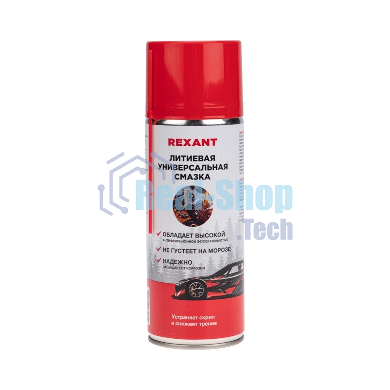 Смазка универсальная литиевая Rexant 520 мл, аэрозоль
