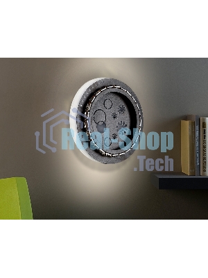 Светильник Ambrella light FA273 CF/TI кофе/янтарь LED 3000K+6400K 24W 200*180*50