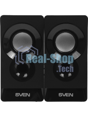 Акустическая система SVEN 300 2.0 черный 6Вт