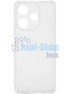 Чехол (клип-кейс) BoraSCO для Xiaomi Poco M6 4G Bumper Case прозрачный