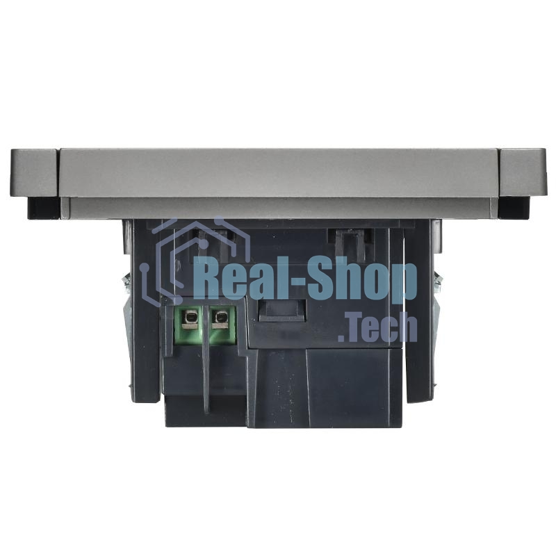 Розетка IEK FORTE&PIANO USB A+C 3,1А FP550 сталь