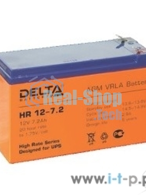 Батарея для ИБП Delta HR 12-7.2 (12V, 7.2Ah)
