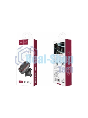 Автомобильный держатель для смартфона Hoco CA23, на дефлектор, магнитный, черный