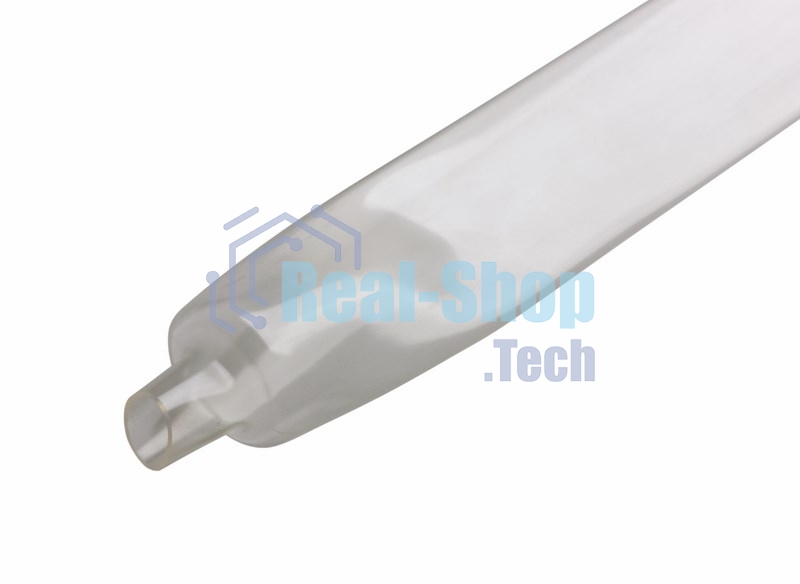 Термоусаживаемая трубка Rexant 20,0/10,0 мм, прозрачная, упаковка 10 шт. по 1 м