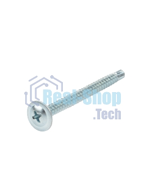 Саморез с прессшайбой Kranz ПШС сверло 4.2х50, короб (200 шт./уп.)