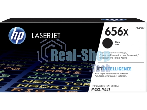 Картридж лазерный HP 656X черный увеличенной емкости для HP CLJ M652/M653 (CF460X) 27000 стр
