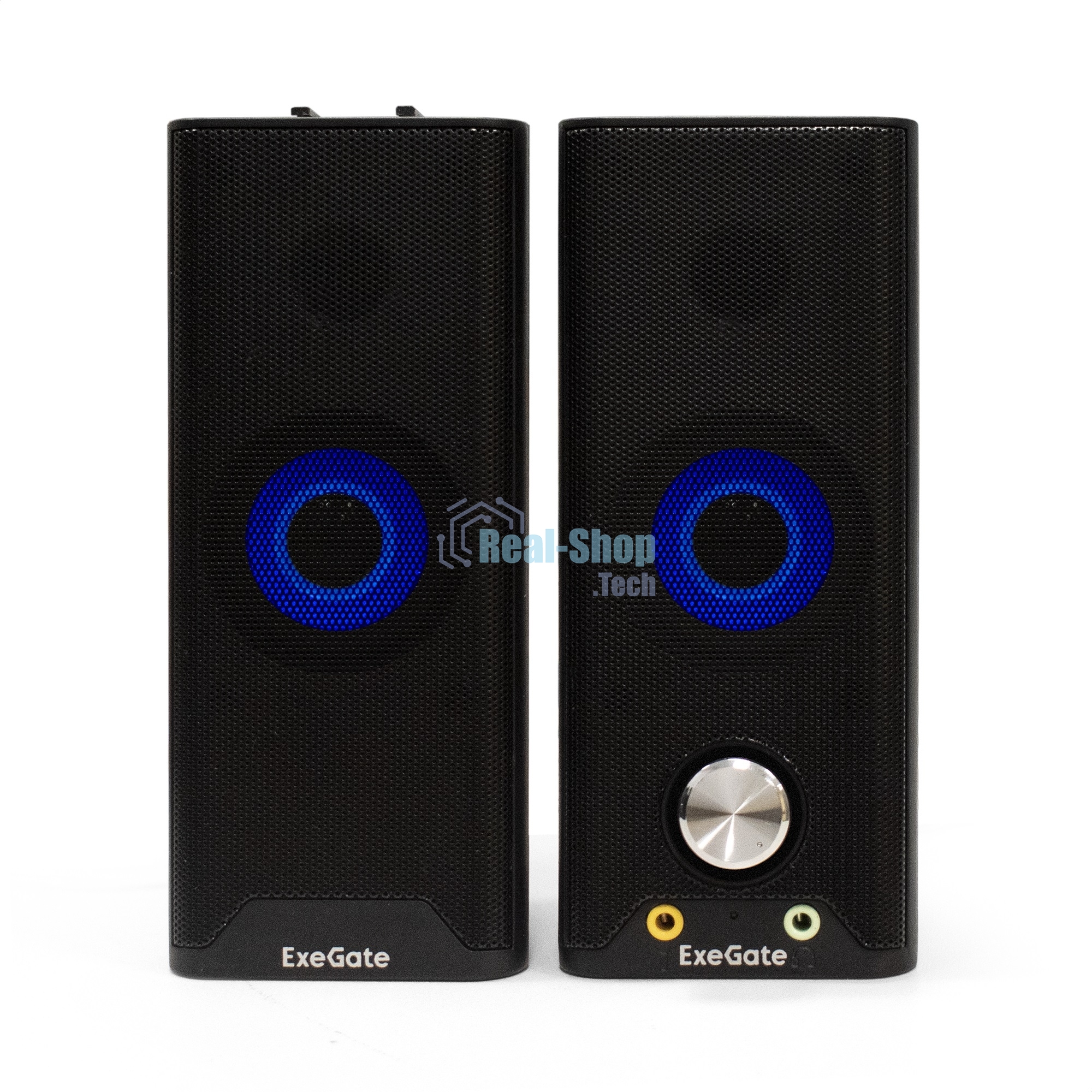 Саундбар-акустическая система 2.0 ExeGate EX289681RUS Accord 280 питание USB, Bluetooth, 2х3Вт (6Вт RMS), 60-20000Гц,черный, RGB подсветка