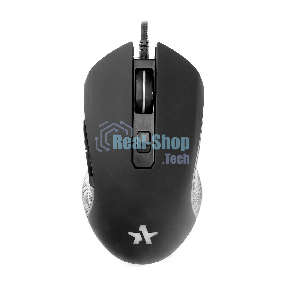 Мышь проводная Гарнизон GM-780G черный, 2400 dpi, USB, кнопки - 6