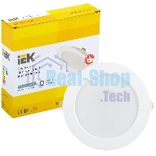 Светильник Iek LDVO0-1613-12-4000-K01 LED ДВО 1613 белый круг 12Вт 4000К IP20 пластик. корпус, диам 145 мм
