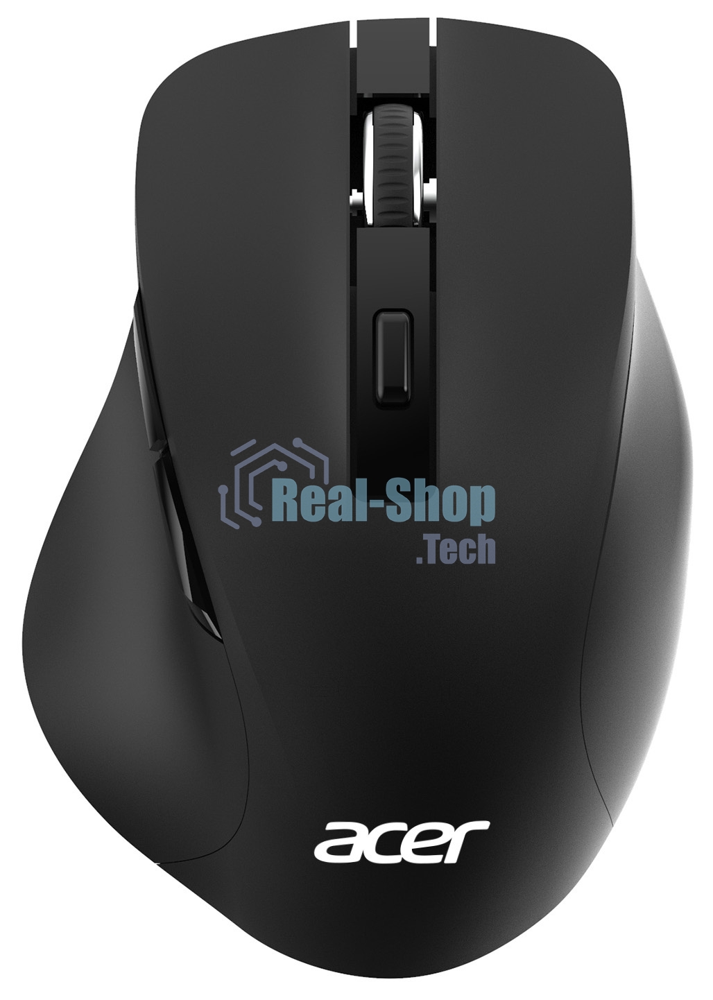 Мышь беспроводная Acer OMR140 черный, 1600 dpi, радиоканал, USB, кнопки - 6
