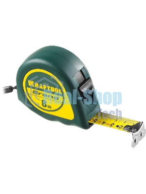 Рулетка KRAFTOOL GRAND 34022-08-25 8м/25мм с ударостойким корп.